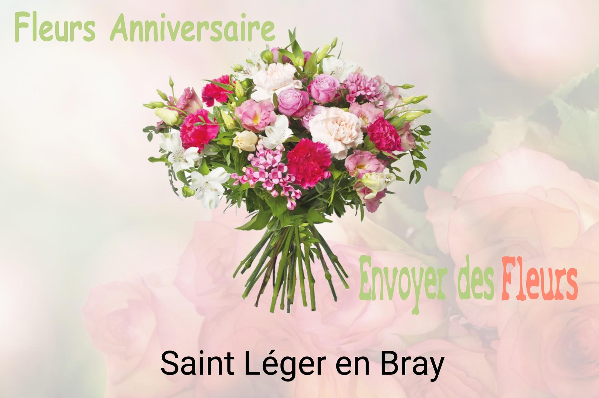 Bouquet de fleurs d’anniversaire livré à Saint-Léger-en-Bray