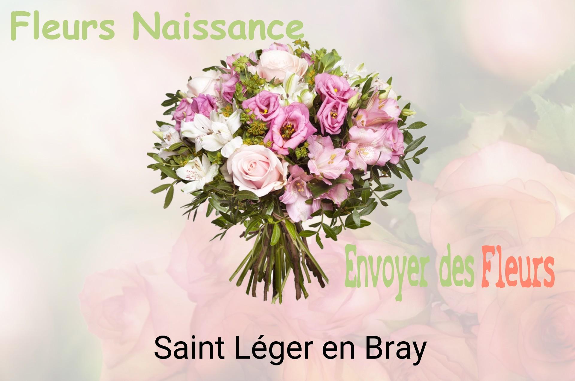 Bouquet de fleurs de naissance livré à Saint-Léger-en-Bray